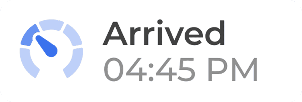 Estimated time of arrival tracking