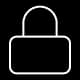 Lock icon representing access control